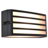 Zebra kültéri oldalfali lámpa E27 max.25W szürke