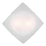 Trio Elisa fali-mennyezeti lámpa E27 2X max. 40W IP20 30x30x9cm üveg