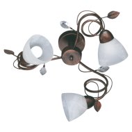 Trio Traditio beltéri mennyezeti lámpa E14 max.3x40W 26X61cm fém alabástrom bronz