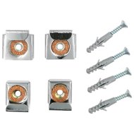 TÜKÖRTARTÓ GARNITÚRA, KRÓMOZOTT     *RÉGI: 84132*