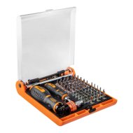 NEO 73db-os csavarhúzó bitkészlet hajtószárral