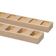 Cando térelválasztó alsó/felső profil MDF 90° natúr tölgy 1 szett 100 cm