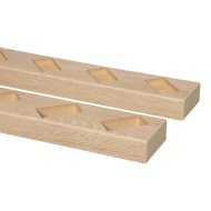 Cando térelválasztó alsó/felső profil MDF 45° natúr tölgy 1 szett 100 cm