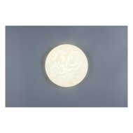 Reality Umbria fali-mennyezeti LED lámpa 16W 1600lm 4000K IP20 D:30cm H:8,5cm fehér mintás