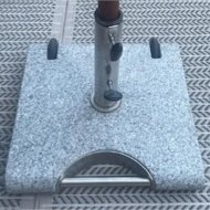 Reckmann 48x48x36,7cm 40kg szögletes gránit napernyőtalp