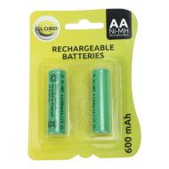 Globo Pót akkumulátor napelemes lámpákhoz AA 600mAh 2db/csomag