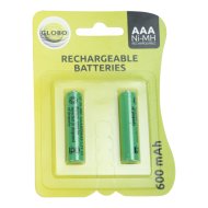 Globo Pót akkumulátor napelemes lámpákhoz AAA 600mAh 2db/csomag