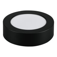 Rábalux Shaun Plus kültéri LED mennyezeti lámpa 7W 660lm 4000K IP44 D12cm H3,4cm fekete