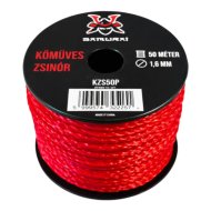 Kőműveszsinór piros 1,6mm 50m