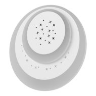 Avide DO Amalia mini fali LED lámpa 25W 2100lm IP20 3 kapcs.mód 20X20X40cm