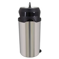 Kültéri hulladék-, hamutartó 60l Fenix acél