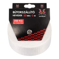 Fehér színű 50mm bútorszállító heveder