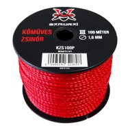 Kőműveszsinór piros 1,6mm 100m
