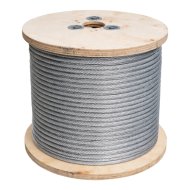 Drótkötél 5mm horganyzott 100m/tekercs