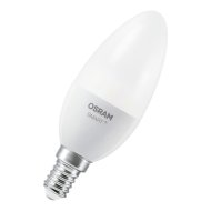 Osram Smart+ Matter Classic LED fényforrás E14 4,9W 470lm 2700-6500K dimmelhető fehér