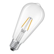 Osram Value Edison LED fényforrás E27 3,4W 470lm 2700K melegfehér áttetsző