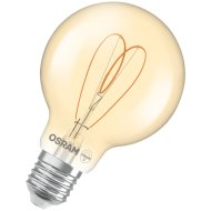Osram Vintage LED fényforrás E27 4,9W 470lm 2200K kisgömb melegfehér filament szív