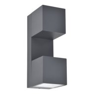 Lutec Fari kültéri LED falikar 10W 1200lm 3000K IP54 sötétszürke