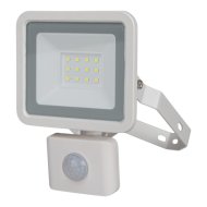 Flare LED fényvető 10W 1100lm 6500K IP44 mozgásérzékelő, fehér
