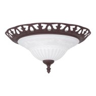 Trio Rustica beltéri mennyezeti lámpa E27 max.2x60W 16,5cmx40cm fém alabástrom