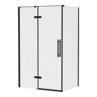Ravak Lite oldalfal 90x195cm 6mm víztiszta fekete