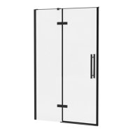 Ravak Lite Zuhanyajtó 120x195cm 6mm víztiszta, fekete