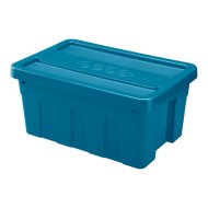 Heidrun The Box 59x39x27cm kék műanyag tároló doboz tetővel 45L