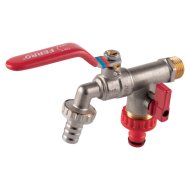 Ferro F-Comfort kerti golyóscsap két kimenettel: 3/4", 1/2"