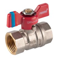 Ferro F-Comfort golyóscsap 3/4" BB pillangókarral