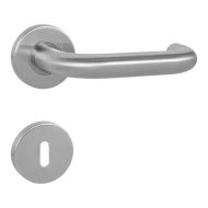 Maestro Rondo-Pro Objekt NZ ajtókilincs inox 3 körrozettás