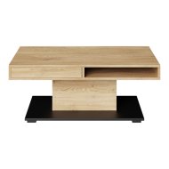 Vesta dohányzóasztal 100x60x44cm Cremona tölgy-fekete