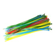 Kábelkötegelő 300x4.8mm színes 100db/csomag