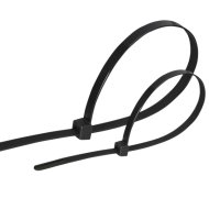 Kábelkötegelő 300x4.5mm fekete 25db/csomag