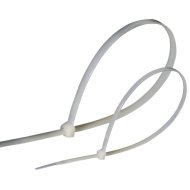 Kábelkötegelő 200x4.6mm fehér 25db/csomag