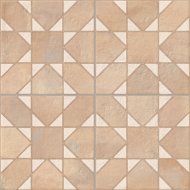 Deco Saona Chiaro fagyálló 33,15x33,15cm mintás terrakotta színű matt gres padlólap