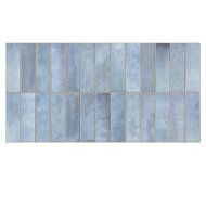 Deco Artis Blue fagyálló 32x62,5cm kék fényes dekorcsempe