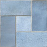 Deco Artis Blue fagyálló 16,5x16,5cm kék fényes gres padlólap