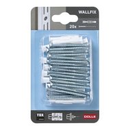 Dolle Wallfix horganyzott rögzítőkészlet fali sínhez, 20db