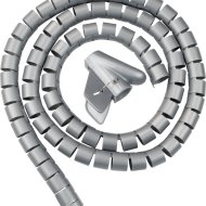 Kábel spirálcső 2.8cm 1.5m szürke