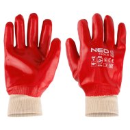 NEO munkakesztyű 10", pamut, vegyszerálló PVC bevonattal