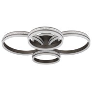 Globo Grouni Led mennyezeti lámpa 90w 4225lm 2700-6000k ip20 titán-kristályos
