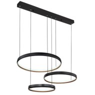 Globo Halli LED függeszték 55W 200-1800lm 2700-6000k fekete-arany