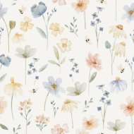 Rovitex Terítő 40x140cm pasztel virágmintás poliészter