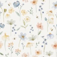 Rovitex terítő 100x140cm pasztel virágmintás poliészter