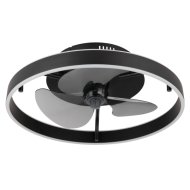 Globo 3 lapátos mennyezeti ventilátor fekete-fehér-füstszínű