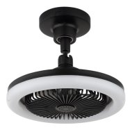 Globo kerek fekete-fehér mennyezeti ventilátor 20W