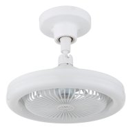 Globo kerek fehér-átlátszó mennyezeti ventilátor 20W