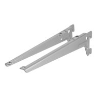 Dolle 28cm szürke horgas acél konzol, 2db