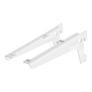 Dolle 18cm fehér horgas acél konzol, 2db