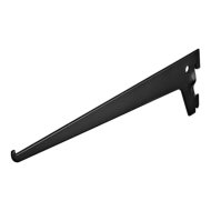 Dolle 30cm fekete egysoros acél konzol